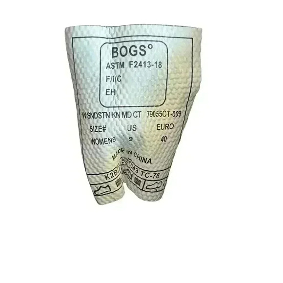 Bogs Sandstone Knit Mid TR Women's 9 Black Purple Composite Safety Toe Work Boot - Picture 11 of 12